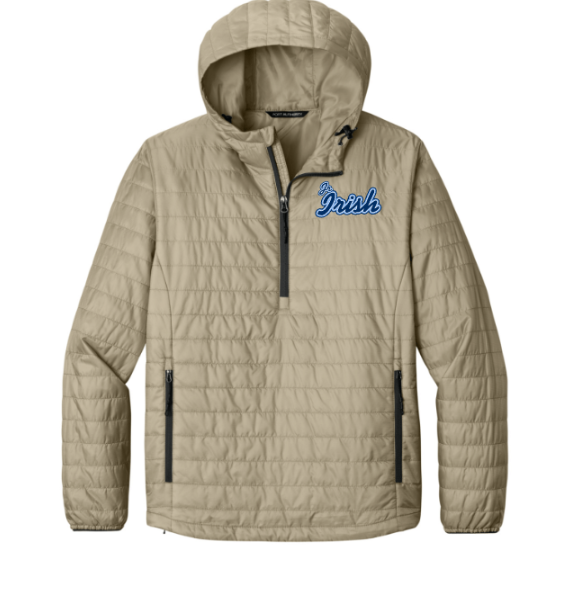 Jr. Irish Football Packable Puffy Anorak