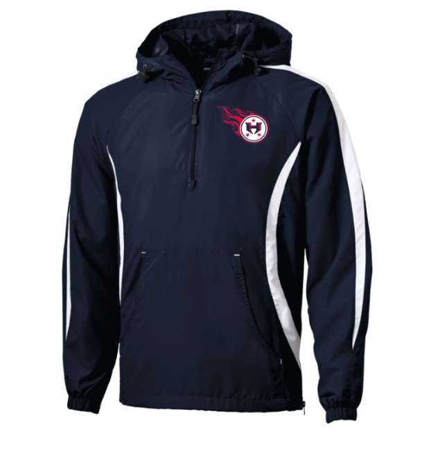 Hamilton Revolution Football Colorblock Raglan Anorak