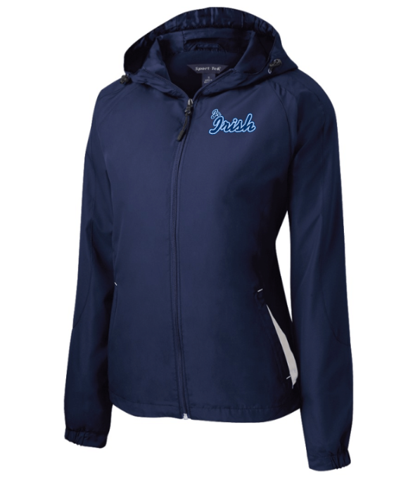 Jr. Irish Football Women's Colorblock Hooded Raglan Jacket