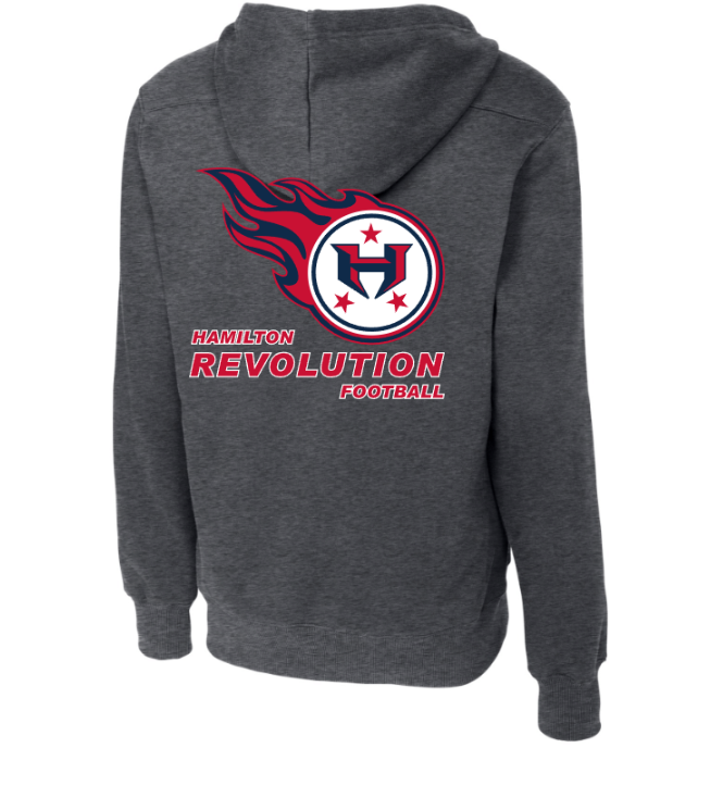 Hamilton Revolution Football Lace Hoodie with Back Print