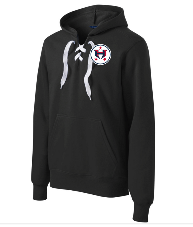 Hamilton Revolution Football Lace Hoodie with Back Print
