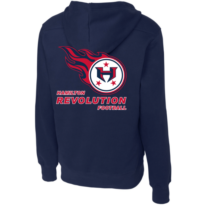 Hamilton Revolution Football Lace Hoodie with Back Print
