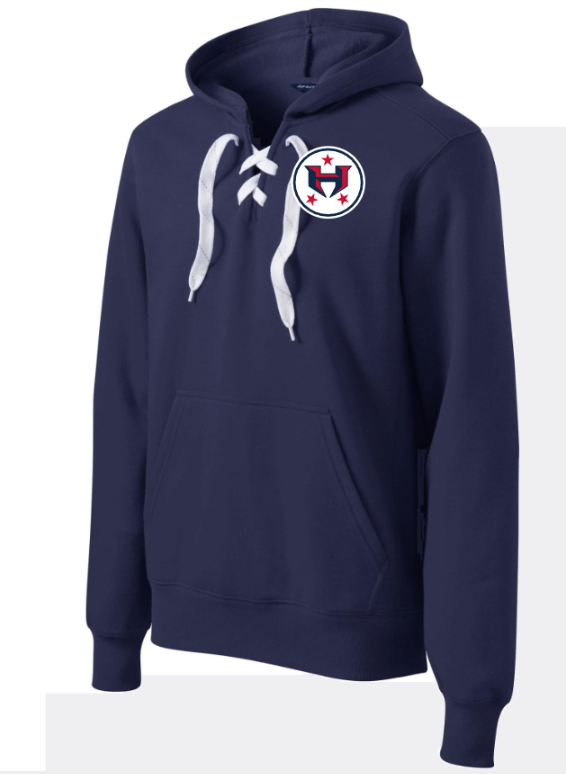 Hamilton Revolution Football Lace Hoodie with Back Print