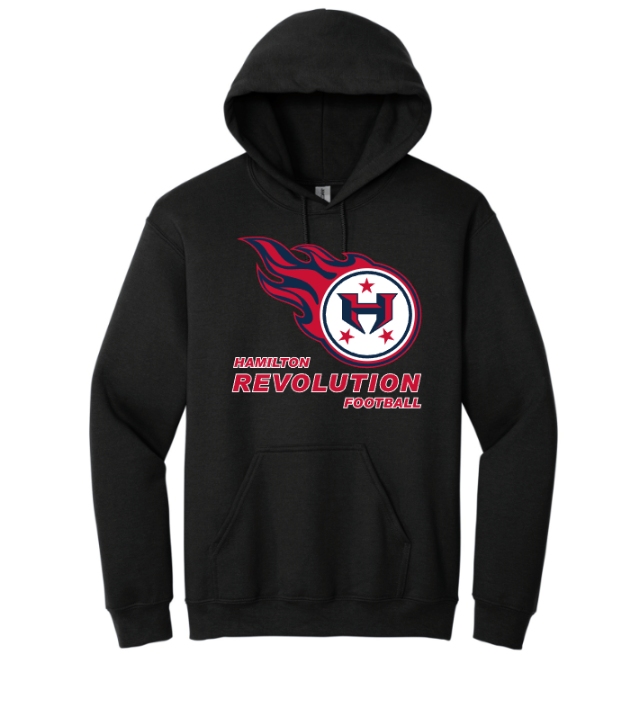 Hamilton Revolution Football Hoodie/Tee/Hat Package