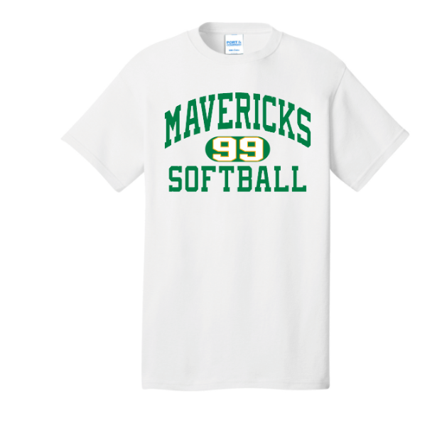 Mavericks Softball Pill Logo- Player Number Included
