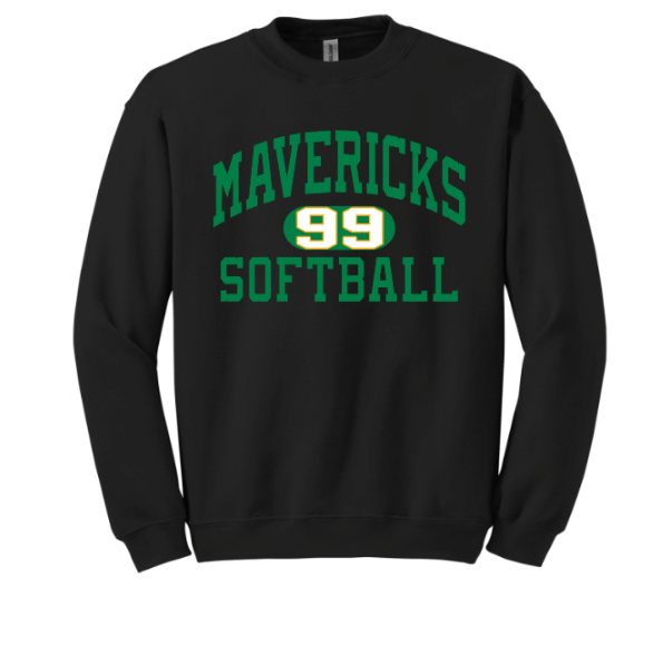 Mavericks Softball Pill Logo- Player Number Included