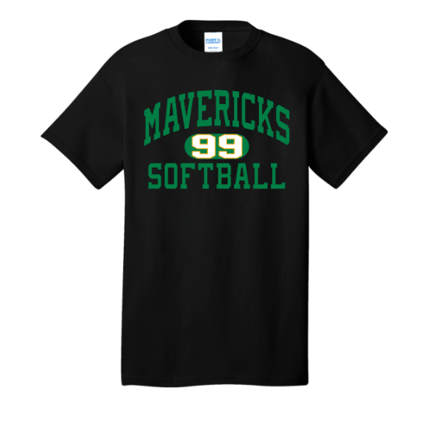 Mavericks Softball Pill Logo- Player Number Included