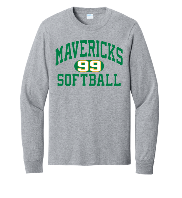 Mavericks Softball Pill Logo- Player Number Included