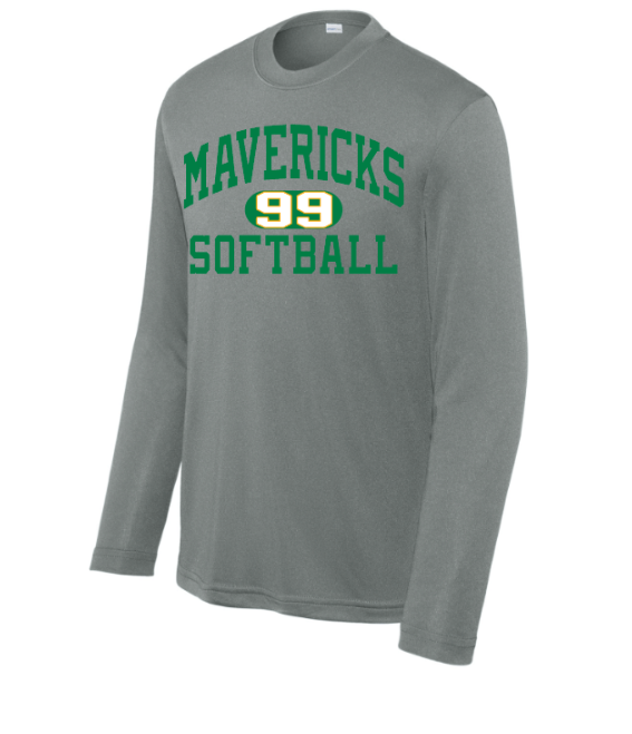 Mavericks Softball Pill Logo- Player Number Included