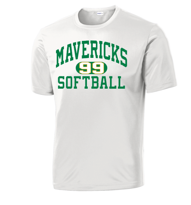 Mavericks Softball Pill Logo- Player Number Included