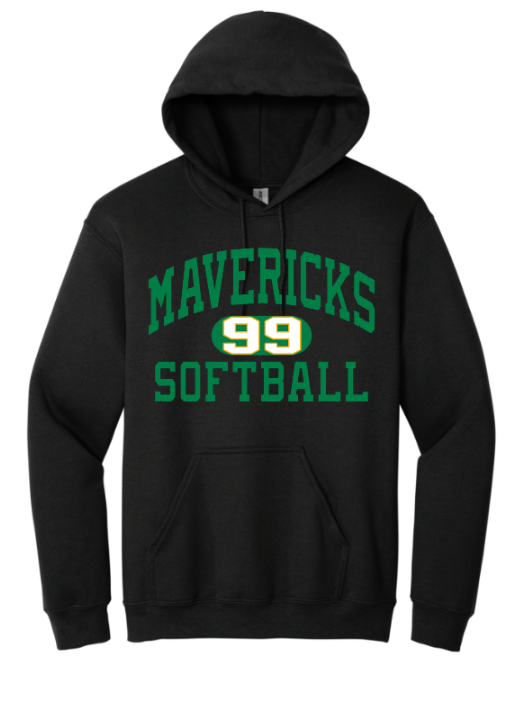 Mavericks Softball Pill Logo- Player Number Included