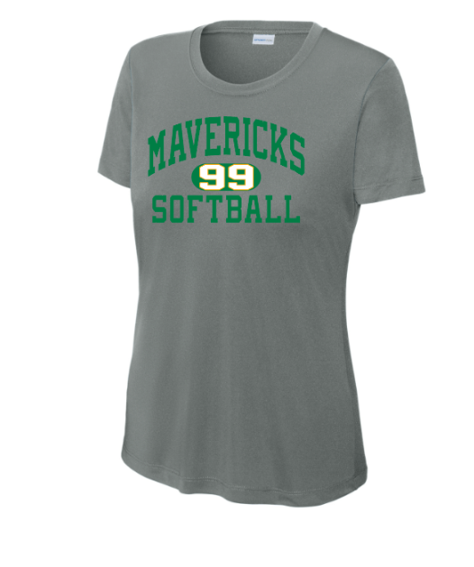 Mavericks Softball Pill Logo- Player Number Included