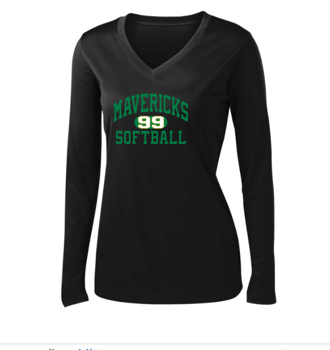 Mavericks Softball Pill Logo- Player Number Included