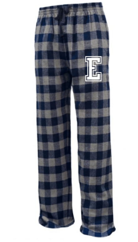Ewing Township Flannel Pants- E Logo