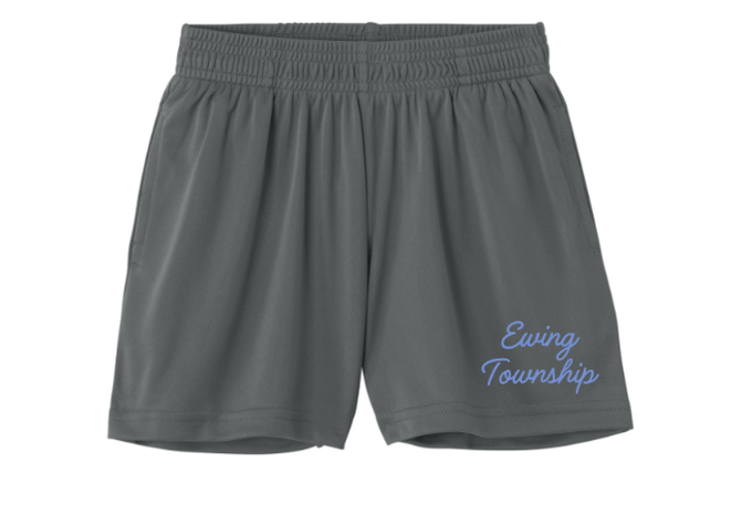Ewing Township Performance Shorts with Pockets- Youth 5in or Adult 7in