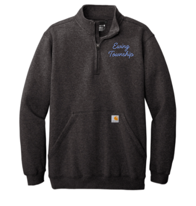 Ewing Township Carhartt® Midweight 1/4-Zip Mock Neck Sweatshirt