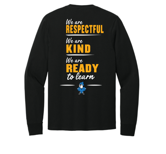 Sharon School with School Slogan Back Print