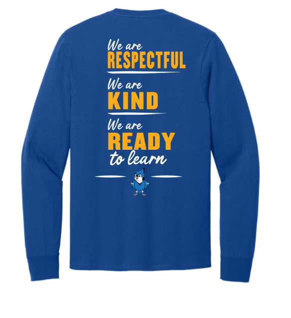 Sharon School with School Slogan Back Print
