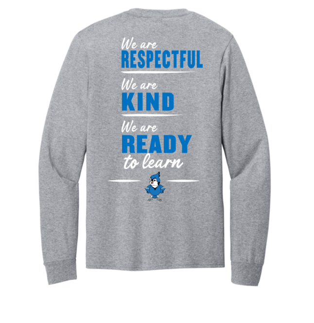 Sharon School with School Slogan Back Print