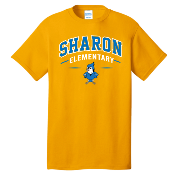 Sharon School with School Slogan Back Print