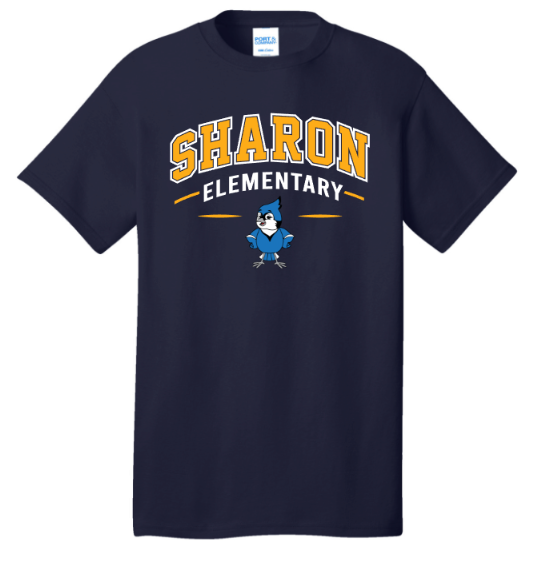 Sharon School with School Slogan Back Print
