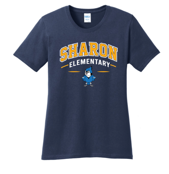 Sharon School with School Slogan Back Print