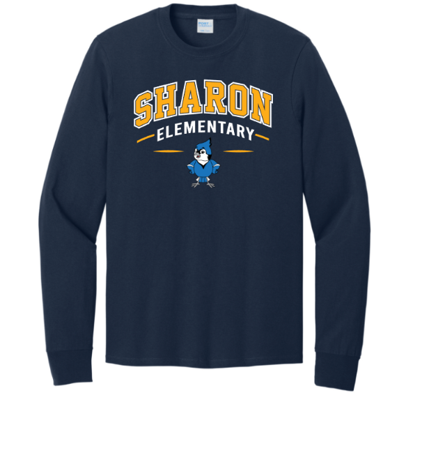 Sharon School with School Slogan Back Print