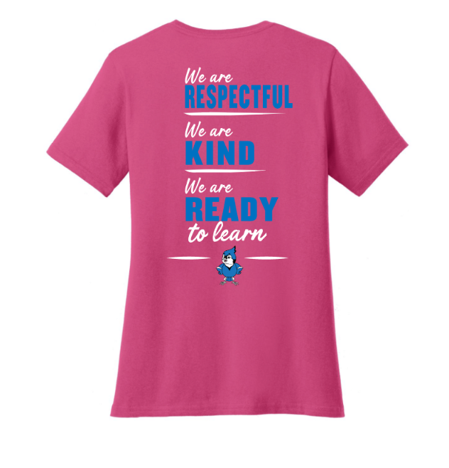 Sharon School with School Slogan Back Print