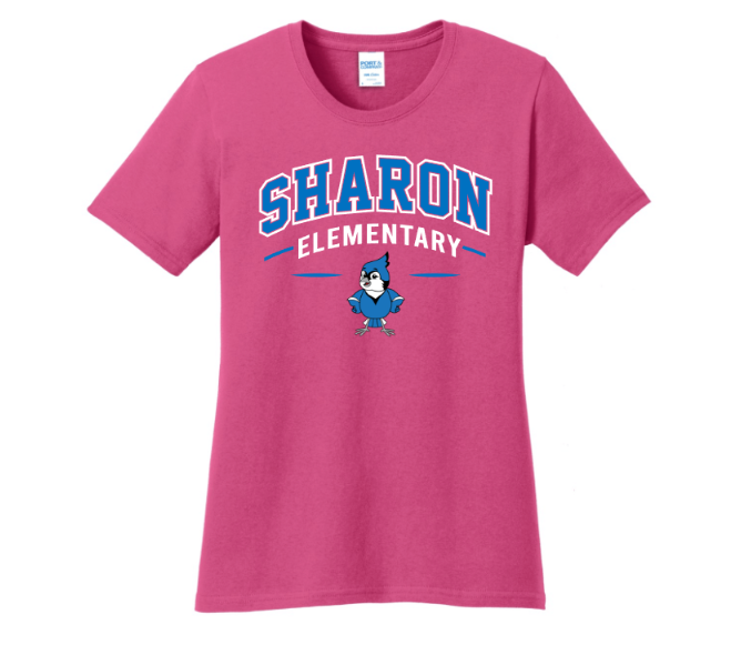 Sharon School with School Slogan Back Print