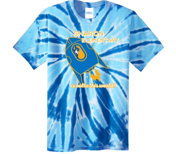 Sharon School Blast Off Tie Dye