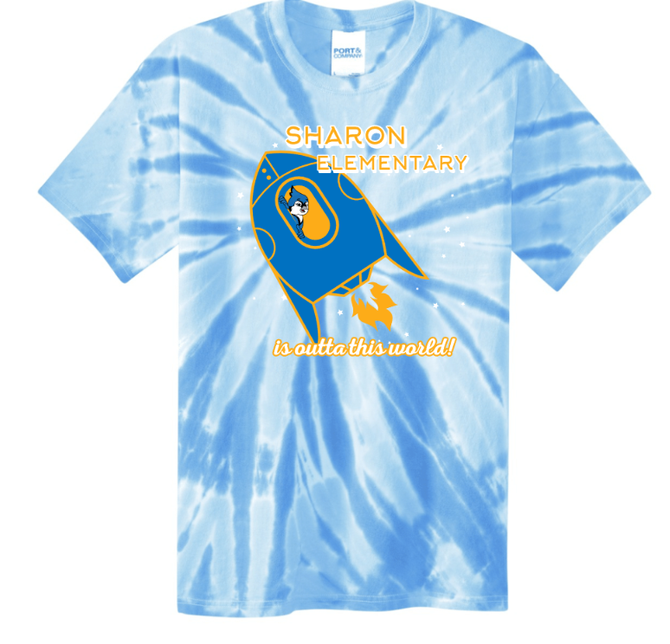 Sharon School Blast Off Tie Dye