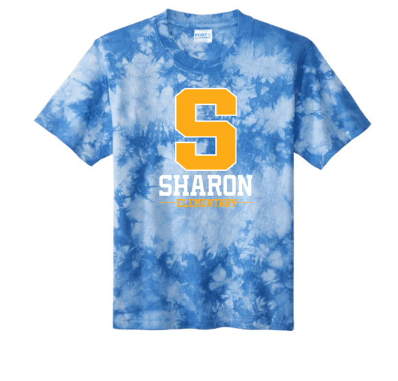 Sharon School Crystal Tie Dye- S Logo