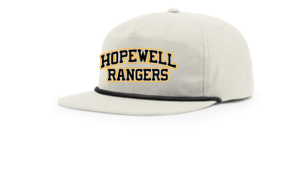 Hopewell Rangers Richardson Flat Brim Rope Cap