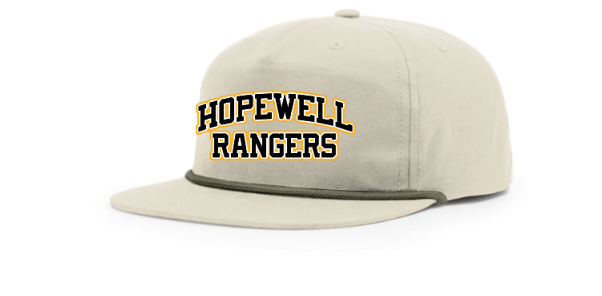 Hopewell Rangers Richardson Flat Brim Rope Cap