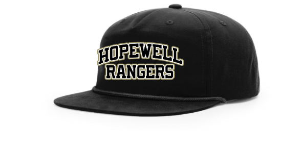 Hopewell Rangers Richardson Flat Brim Rope Cap