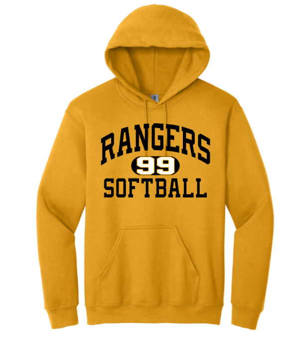 Hopewell Rangers Player Number Hoodie-Player Number Included