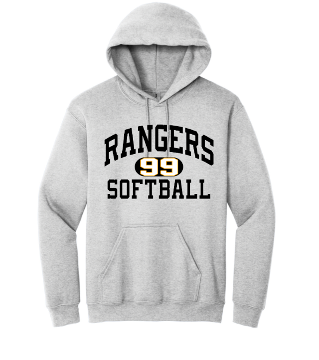 Hopewell Rangers Player Number Hoodie-Player Number Included