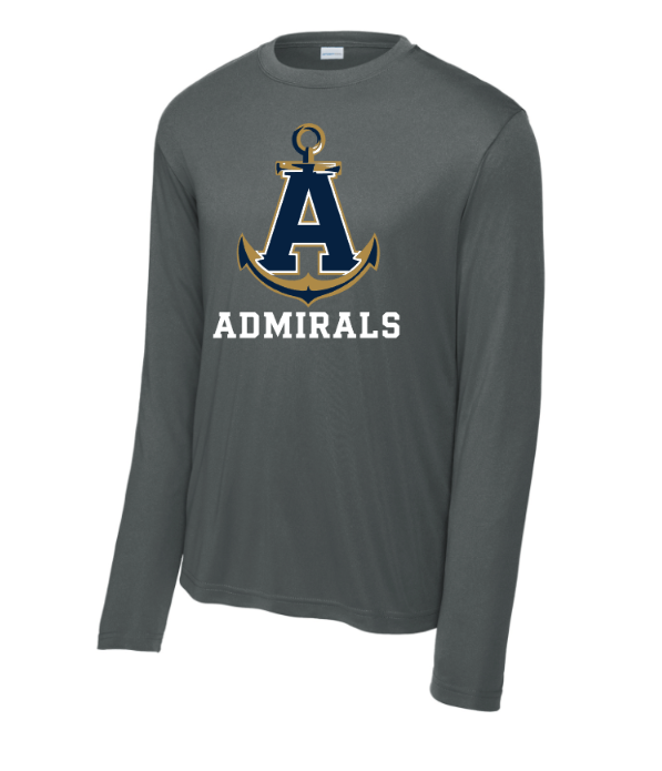 Admirals Baseball Performance Short Sleeve or Long Sleeve