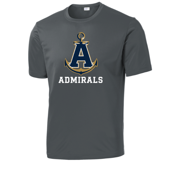 Admirals Baseball Performance Short Sleeve or Long Sleeve
