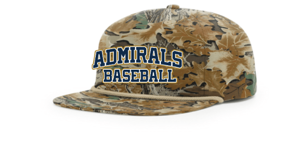 Admirals Baseball Umpqua Camo Cap-Printed Logo