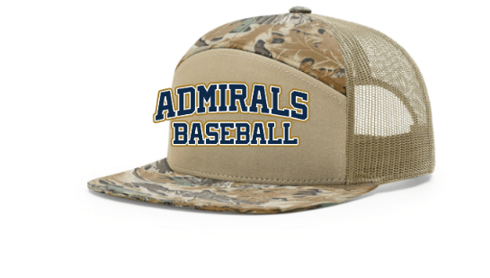 Admirals Baseball Richardson Printed 7-Panel Trucker