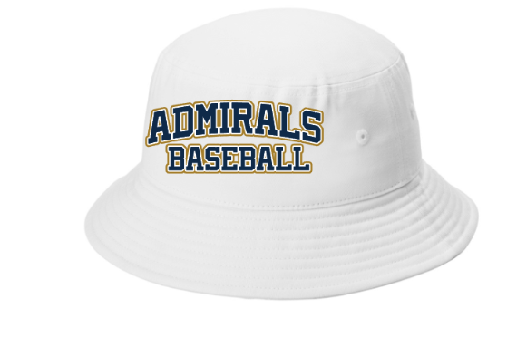 Admirals Baseball Twill Classic Bucket Hat-Printed Logo