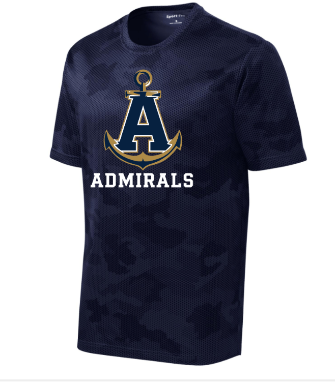 Admirals Baseball Camohex Performance Tee