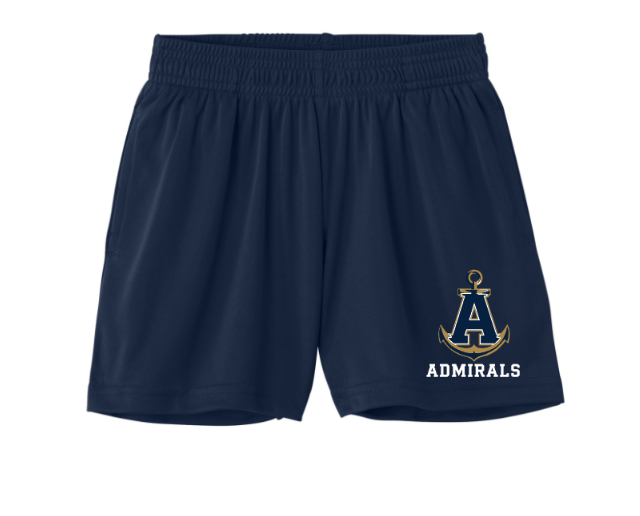 Admirals Baseball Youth Performance Shorts with Pockets