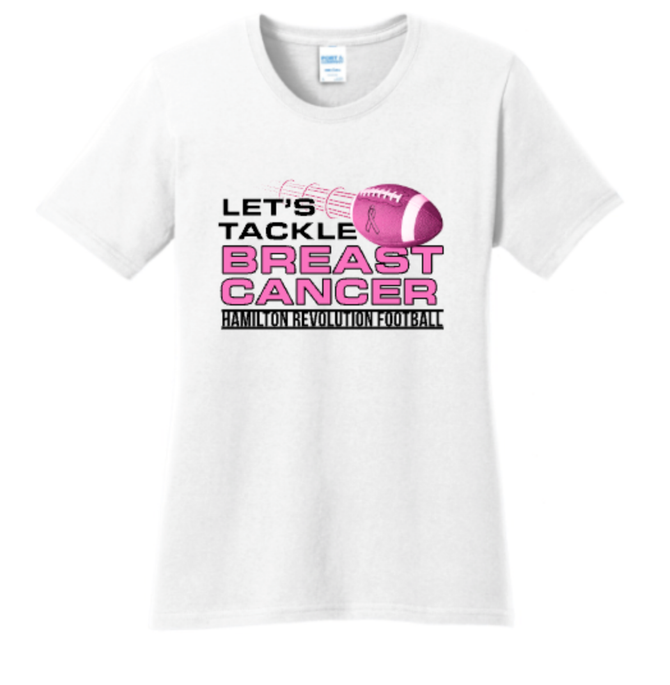 Hamilton Revolution Football Let's Tackle Breast Cancer
