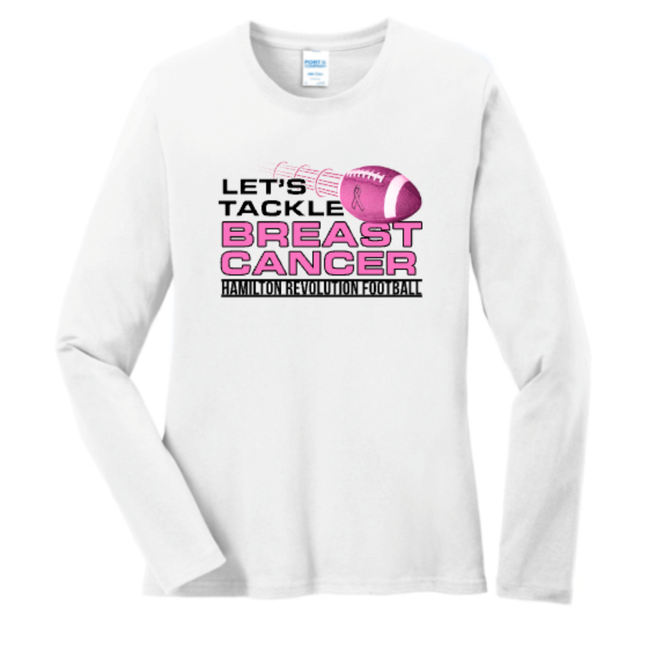 Hamilton Revolution Football Let's Tackle Breast Cancer