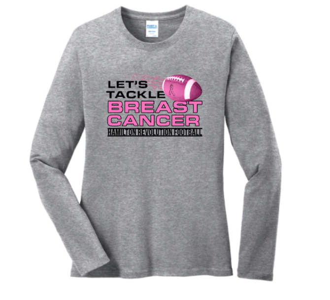 Hamilton Revolution Football Let's Tackle Breast Cancer
