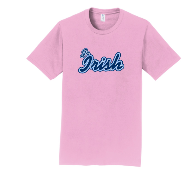 Jr. Irish Football  Pink Out  Short Sleeve Tee