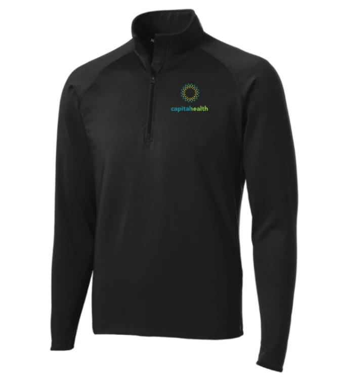 Capital Health Performance 1/4 Zips-Available in Unisex and Ladies