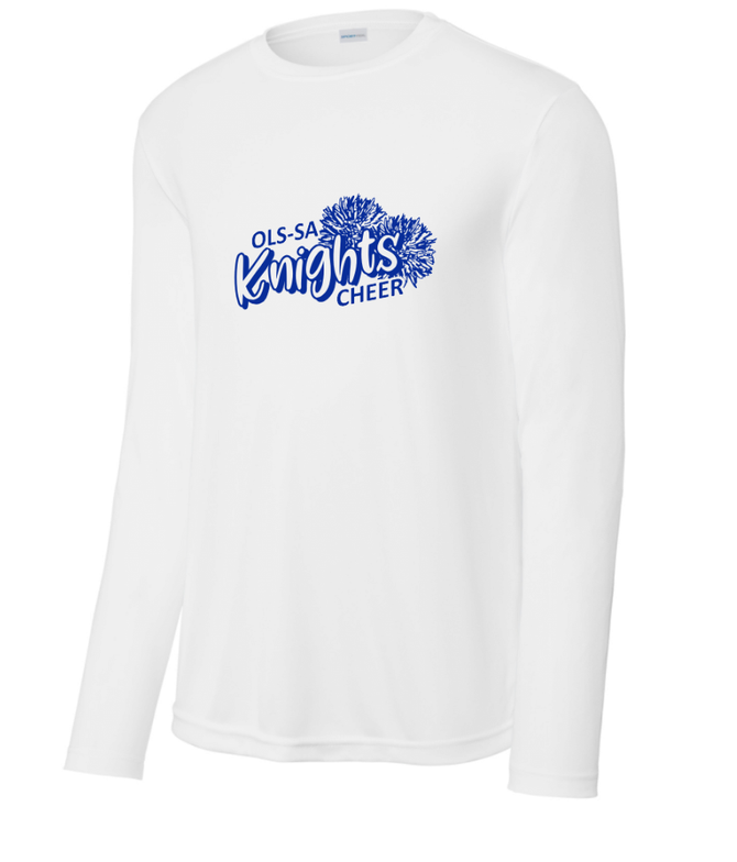OLS-SA - CYO Cheer Performance Long Sleeve Tee Shirt - Adult & Youth Sizing